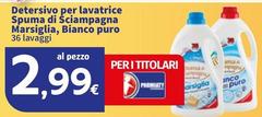 Spuma di Sciampagna - Detersivo Per Lavatrice Marsiglia, Bianco Puro