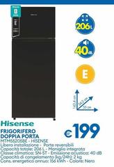 Hisense - Frigorifero Doppia Porta MTM55205BE