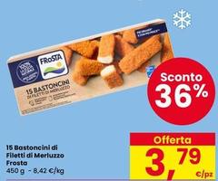 Frosta - 15 Bastoncini Di Filetti Di Merluzzo