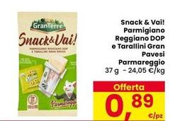 Parmareggio - Snack & Vai! Parmigiano Reggiano DOP E Tarallini Gran Pavesi