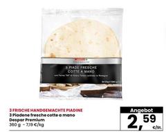 Despar - 3 Piadine Fresche Cotte A Mano