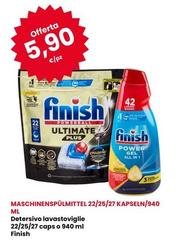 Finish - Detersivo Lavastoviglie 22/25/27 Caps O 940