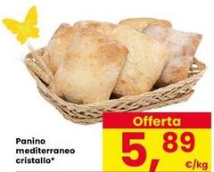 Panino Mediterraneo Cristallo