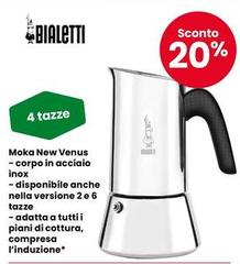 Bialetti - Moka New Venus Corpo In Acciaio Inox