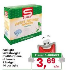 S budget - Pastiglie Lavastoviglie Multifunzione Al Limone
