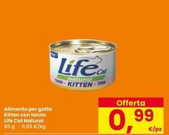Life - Alimento Per Gatto Kitten Con Tonno Cat Natural