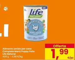 Natura viva - Alimento Umido Per Cane Complete Menu Puppy Pollo