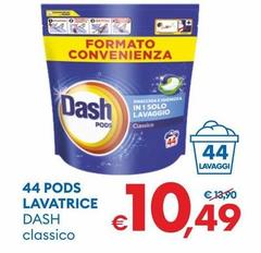 Dash - 44 Pods Lavatrice