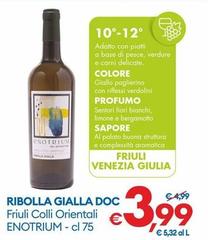 Enotrium - Ribolla Gialla DOC Friuli Colli Orientali