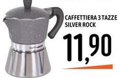 Caffettiera 3 Tazze Silver Rock