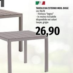Tavolo Da Esterno Mod. Doge