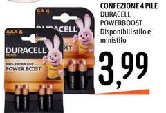 Duracell - Confezione 4 Pile