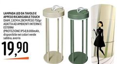 Lampada Led Da Tavolo E Appeso Ricarcabile Touch