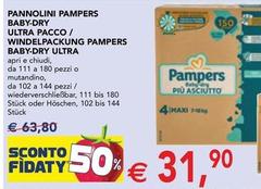 Pampers - Pannolini Baby-Dry Ultra Pacco/U Windelpackung Baby-Dry Ultra
