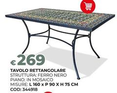 Tavolo Rettangolare