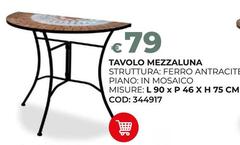 Tavolo Mezzaluna