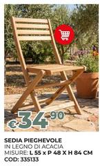 Acacia - Sedia Pieghevole