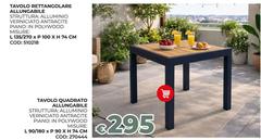 Tavolo Rettangolare Alluminable