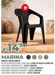 Misura - Sedia Impilable