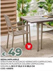 Misura - Sedia Impilabilie