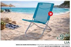 Mare - Sedia Da  Richiudibile Struttura In Alluminio