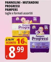Pampers - Pannolini Mutandini Progressi