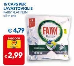 Fairy Platinum - 15 Caps Per Lavastoviglie
