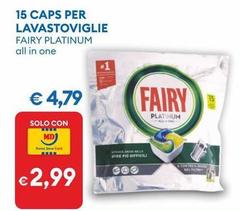 Fairy Platinum - 15 Caps Per Lavastoviglie