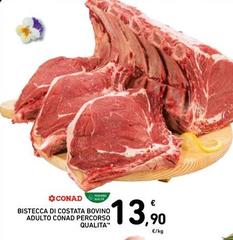 Conad - Bistecca Di Costata Bovino Adulto Percorso Qualita
