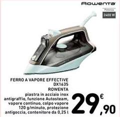 Rowenta - Ferro A Vapore Effective DX1635