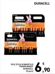 Duracell - Pile Stilo O Ministilo Power Boost