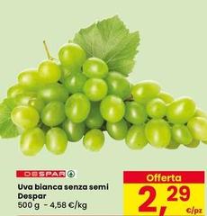 Despar - Uva Bianca Senza Semi