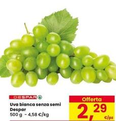 Despar - Uva Bianca Senza Semi