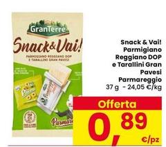 Parmareggio - Snack & Vai! Parmigiano Reggiano DOP E Tarallini