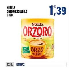 Nestlè - Orzoro Solubile