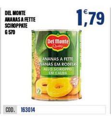 Del Monte - Ananas A Fette Sciroppate