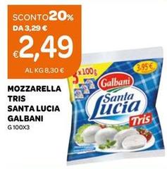 Galbani - Mozzarella Tris Santa Lucia