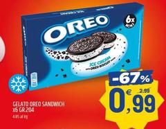 Oreo - Gelato  Sandwich