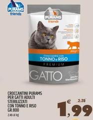 Purams - Croccantini  Per Gatti Adulti Sterilizzati Con Tonno E Riso