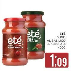 Eté - Sugo Al Basilico Arrabbiata