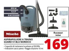 Miele - Aspirapolvere A Traino Guard S1 Blu Nordico