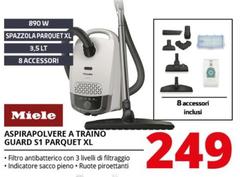 Miele - Aspirapolvere A Traino Guard S1 Parquet Xl