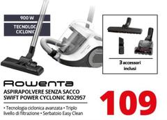 Rowenta - Aspirapolvere Senza Sacco Swift Power Cyclonic RO2957