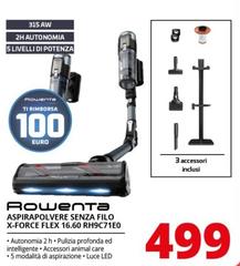 Rowenta - Aspirapolvere Senza Filo X-Force Flex 16.16 RH9C71E0