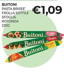 Buitoni - Pasta Brisee' Frolla Sottile Sfoglia Rotonda