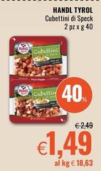 Handl Tyrol - Cubettini Di Speck