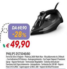 Philips - DST5040/80 Ferro Da Stiro A Vapore