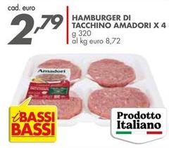 Amadori - Hamburger Di Tacchino X 4