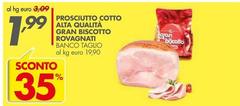 Rovagnati - Prosciutto Cotto Alta Qualità Gran Biscotto
