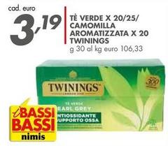 Twinings - Te Verde Camomilla Aromatizzata X 20